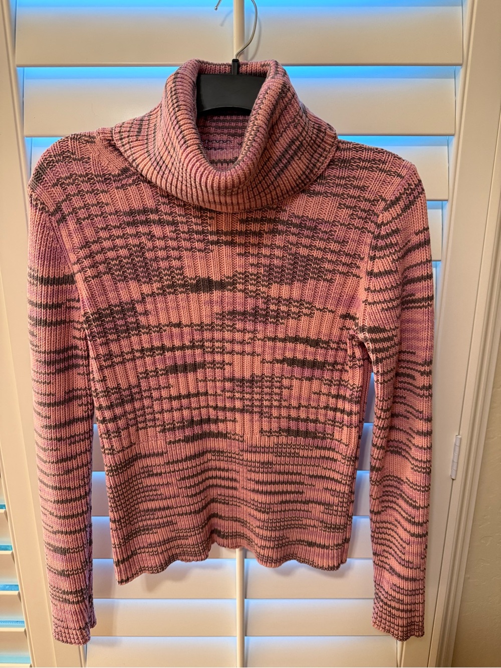 Pink Turtleneck Sweater - Women size M